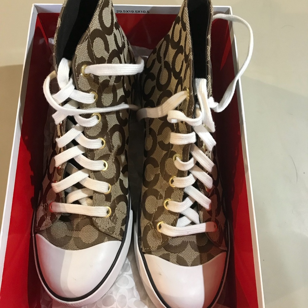Coach high tops, like new
